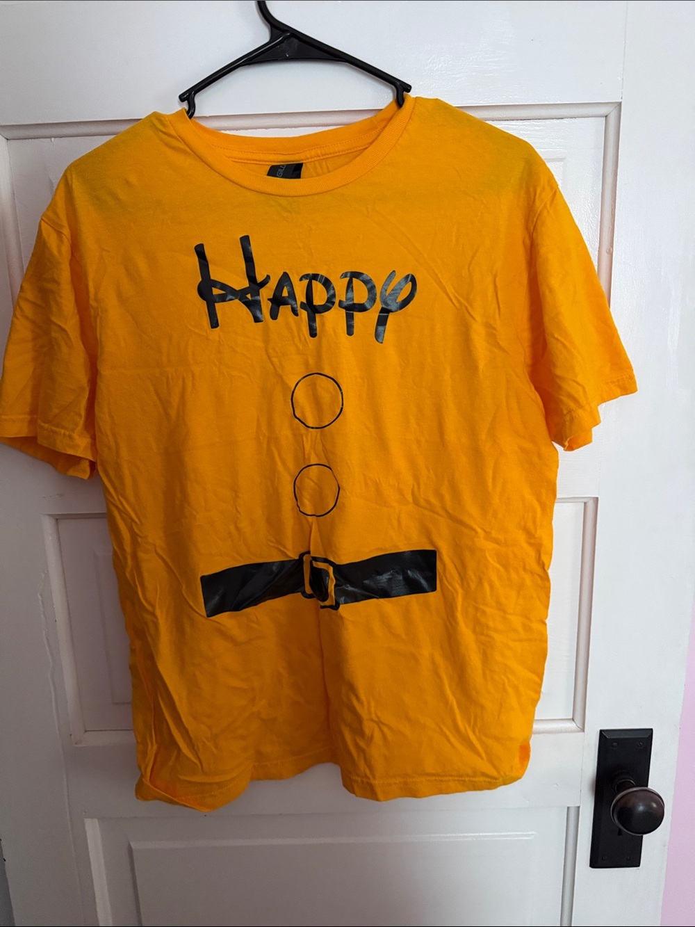 Happy Graphic Short-Sleeve Tee - Yellow
